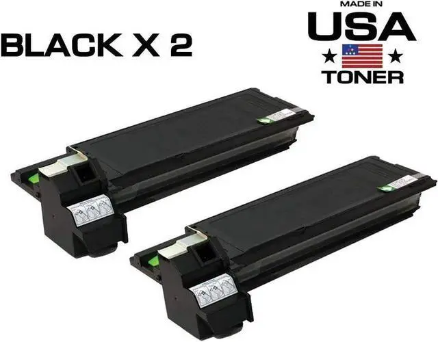 Alt view image 2 of 7 - MADE IN USA TONER Replacement for Toshiba T-1200, e-Studio 12,15,120,150,151,162D (Black, 2 Pack)