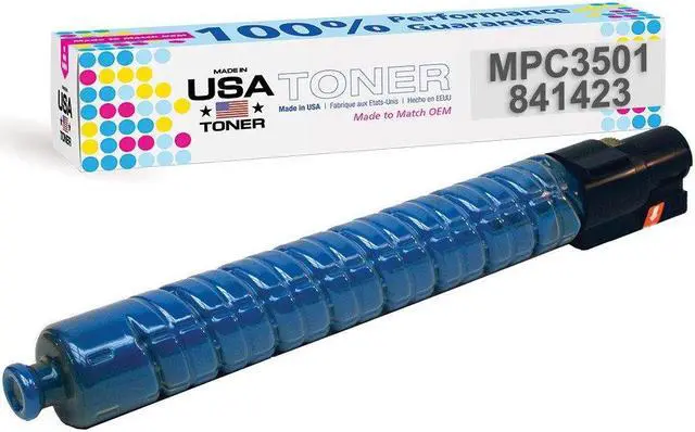 Main image of Compatible  Ricoh MPC3001, MP C3501, 841423 Cyan Toner