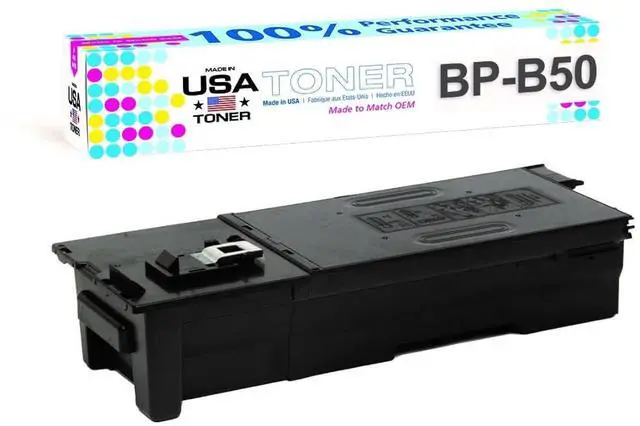 Alt view image 2 of 7 - MADE IN USA TONER Compatible Replacement for Sharp BP-B50, BP-B540WR, BP-B550PW, BP-B550WD (Black, 2 packs)