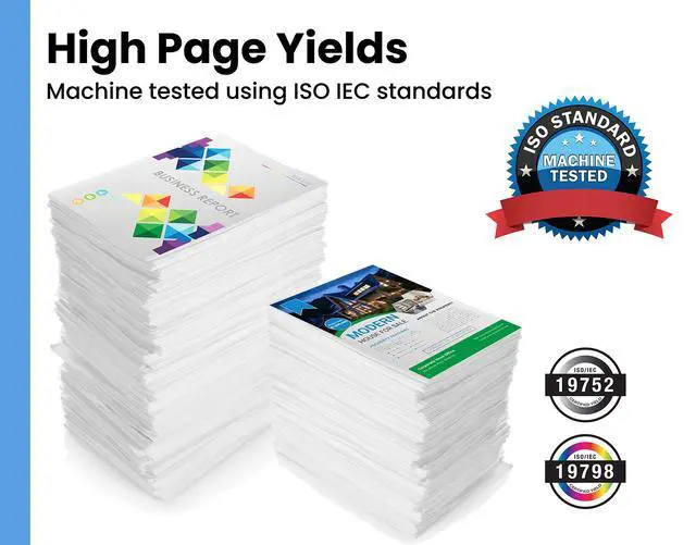 Alt view image 3 of 7 - MADE IN USA TONER Compatible Replacement for Sharp BP-B50, BP-B540WR, BP-B550PW, BP-B550WD (Black, 2 packs)