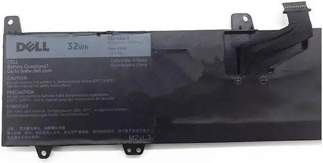 Alt view image 2 of 2 - Dell Genuine Inspiron 11 3162 11.6" Battery 7.6V 32Wh 4013mAh 0JV6J 8NWF3 WVG8T