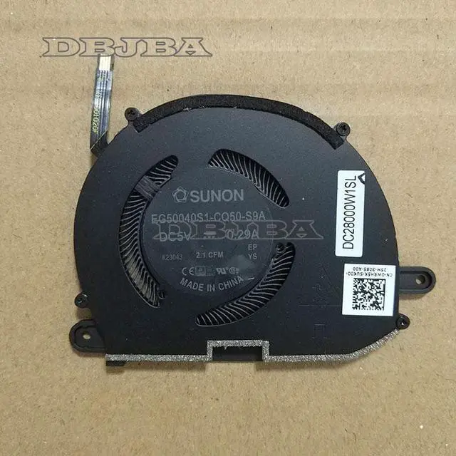 Main image of DBTLAP Cooling Fan For for Dell XPS 13 9320 EG50040S1-CQ50-S9A DC28000W1SL CN:0WRH5K DC5V 0.29A 4Pin Fan