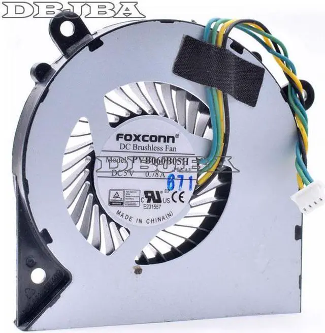 Alt view image 2 of 6 - DBTLAP Fan for PVB060B05H-P02-AE PVB060B05H -P02-AE 5V 0.78A 01EF587 Laptop Cooling Fan