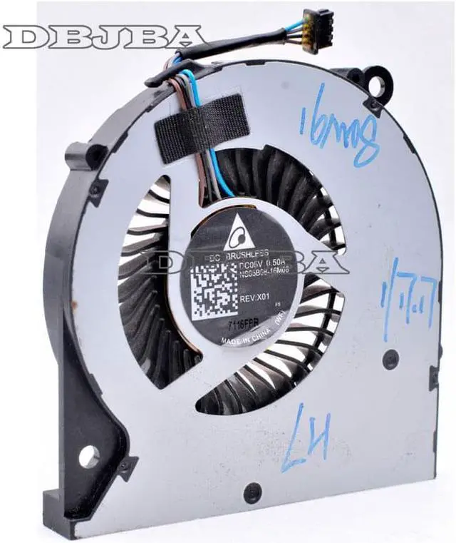 Alt view image 3 of 6 - DBTLAP Fan for Delta NS65B08-16M08 NS65B08-16M08 DC5V 0.50A Laptop CPU Cooling Fan