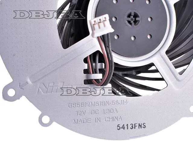 Alt view image 3 of 6 - DBTLAP Fan for G85B12MS1BN-56J14 12V 1.30A PS4-1200 Game Console Host Cooling Fan