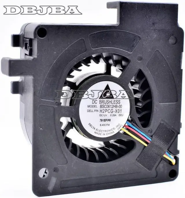 Alt view image 3 of 6 - DBTLAP Fan for Delta 6cm 6015 60mm Fan DC12V 0.28A BSC0612HB-00 H2PCG-X01 for One Machine Computer CPU Cooling Fan