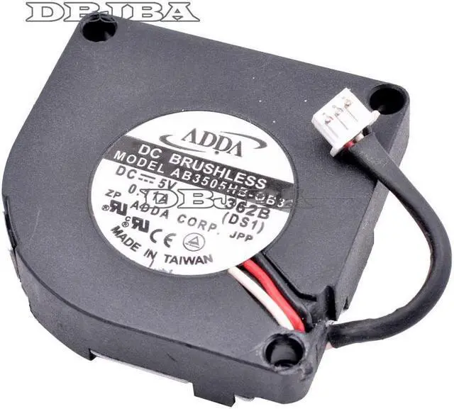 Alt view image 2 of 6 - DBTLAP Fan for AB3505HB-QB3 3.5cm 3507 35x35x7mm 5V 0.11A Mini Side Blowing Turbine Blower Cooling Fan