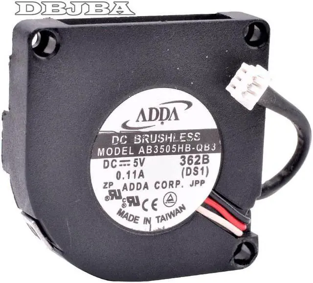 Main image of DBTLAP Fan for AB3505HB-QB3 3.5cm 3507 35x35x7mm 5V 0.11A Mini Side Blowing Turbine Blower Cooling Fan