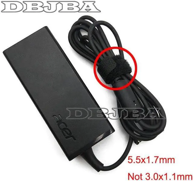 Alt view image 2 of 6 - DBTLAP Original AC Adapter For Acer for Acer Aspire 3 A315-51-31GK A315-33 A315-33-C7HB