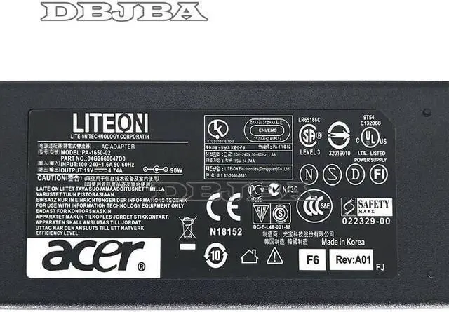 Alt view image 3 of 7 - DBTLAP AC Adapter for Acer 7920 7240 PA-1900-04AC AP.09006.004
