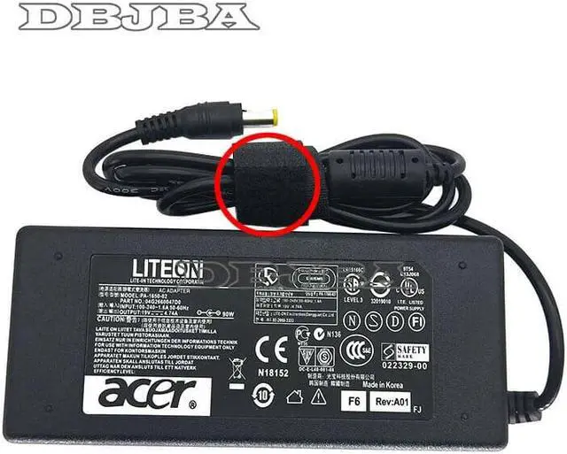 Alt view image 4 of 7 - DBTLAP AC Adapter for Acer 7920 7240 PA-1900-04AC AP.09006.004