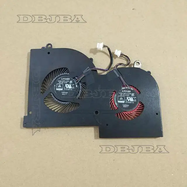 Main image of DBTLAP New For MSI GS65 Stealth 8RE 8RF 8SE 8SF 8SG GS65VR MS-16Q2 16Q2-GPU-CW 16Q2-GPU-CCW 5V 0.5A GPU Cooling Fan