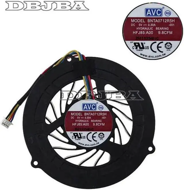 Alt view image 2 of 2 - DBTLAP Fan For Dell Precision M4500 CPU COOLING FAN CFFP7 Fan ONLY BNTA0712R5H HFJ85