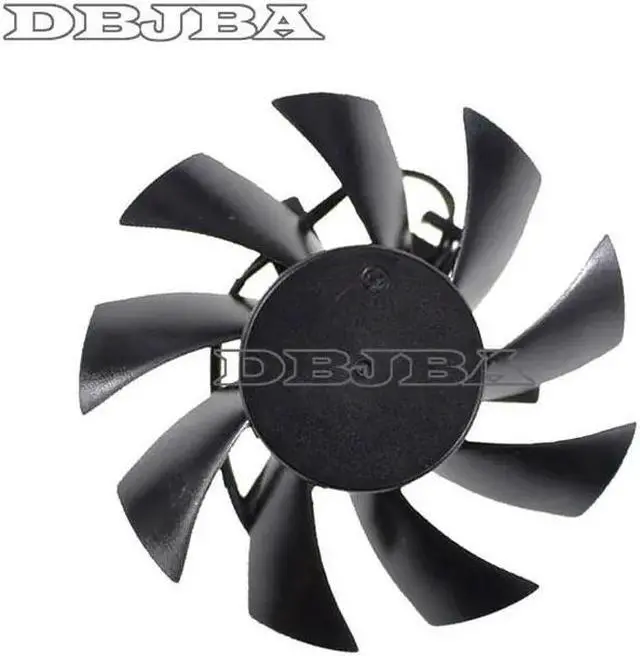 Alt view image 2 of 2 - DBTLAP For T128015SH 75MM 2PIN DC12V 0.32A Fan For EVGA GTX 650 650Ti GTS 450 Graphics Card Fan