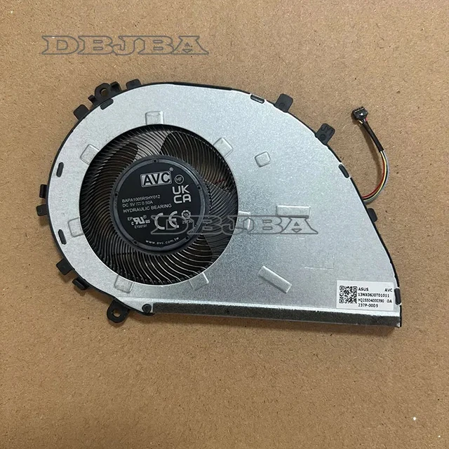 Alt view image 2 of 2 - Laptop CPU Cooling Fan For ASUS 13NX06J0T01011 HQ25504000390 0A BAPA1005R5HY012 DC5V 0.5A Fan