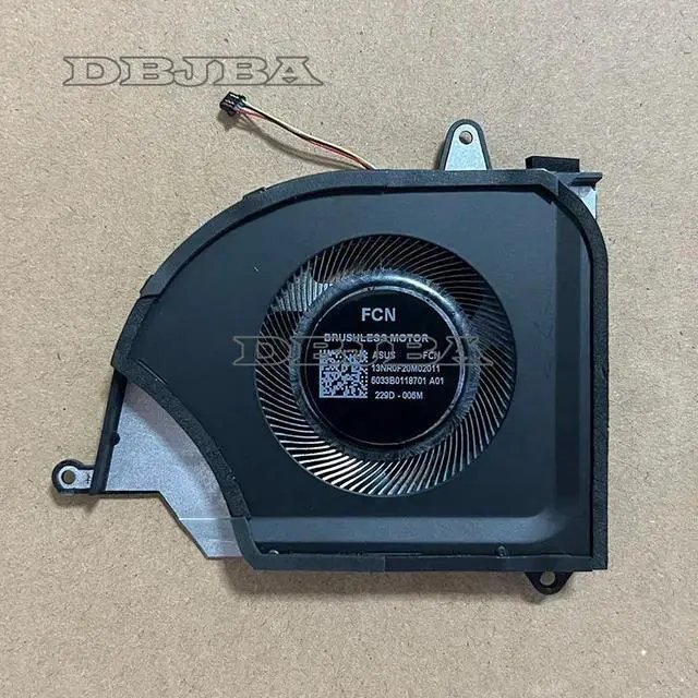 Alt view image 2 of 2 - DBTLAP Laptop GPU Cooling Fan For ASUS ROG Flow 16 X16 Zephyrus NR2203 GV601 GV601VI GV601V GV601VU GV601R GV601RE GV601RM GV601RW DFSCM227163925 FQ7V 13NR0F20M02011 12V 1A