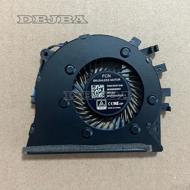 Alt view image 2 of 2 - CPU Cooling Fan For HP 17-BY 17-CA 17R-BY 17-BY000 17-BY0000TX 17-BY0053CL 17-BY1053DX 17-BY1061ST 17-CA0046CL 17G-CR 17Q-CA 470 G7 L22531-001 NS85B00-17K22 DFS541105FC0T FKN0 6033B0062601 5V 0.5A