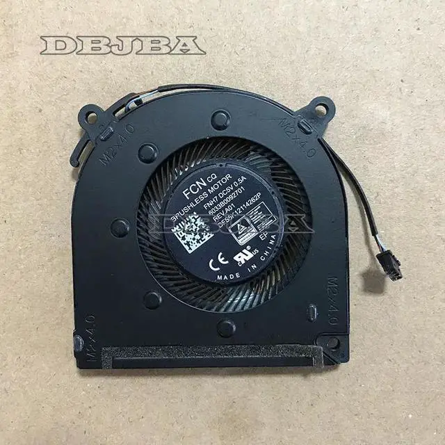 Alt view image 2 of 2 - Laptop CPU Cooling Fan For HP ProBook 470 G8 G9 Envy 17-CN 17-DN 17-CN0010NR 17-CP 17-CP0035CL DFS5K12114262P FNH7 6033B0092701 5V 0.5A 4PIN