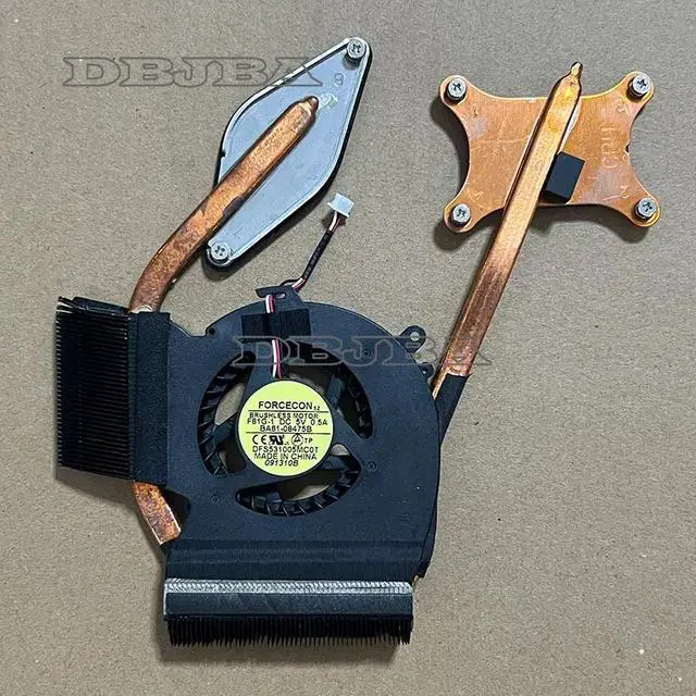 Main image of DBTLAP Laptop CPU Cooling Fan For Samsung R540 R580 BA81-08475B F81G-1 DFS531005MC0T 5V 0.5A Heatsink