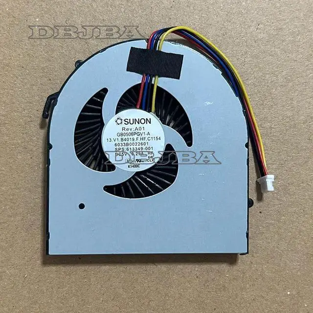 Main image of DBTLAP Laptop Cooling Fan For SUNON GB0506PGV1-A 613349-001 6033B0022601 13.V1.B4019.F.HF.C1154 5V 0.29A