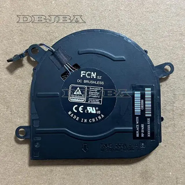 Alt view image 3 of 4 - DBTLAP Laptop GPU Cooling Fan For HP Envy X360 15-ES 15-EU 15M-ES 15M-EU 15Z-EU 15T-ES TPN-W149 W150 M45466-001 DFS5K12114262 FNA5 5V 0.5A