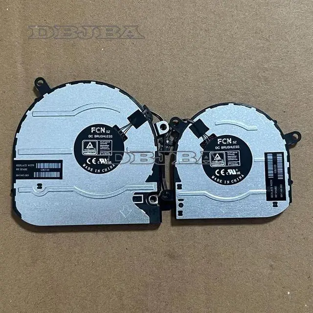 Main image of DBTLAP Laptop CPU GPU Cooling Fan For HP Envy X360 15-ES 15-EU 15M-ES 15M-EU 15Z-EU 15T-ES TPN-W149 W150 M45465-001 M45466-001 DFS5K22B05673A FNA3 DFS5K12114262 FNA5 5V 0.5A