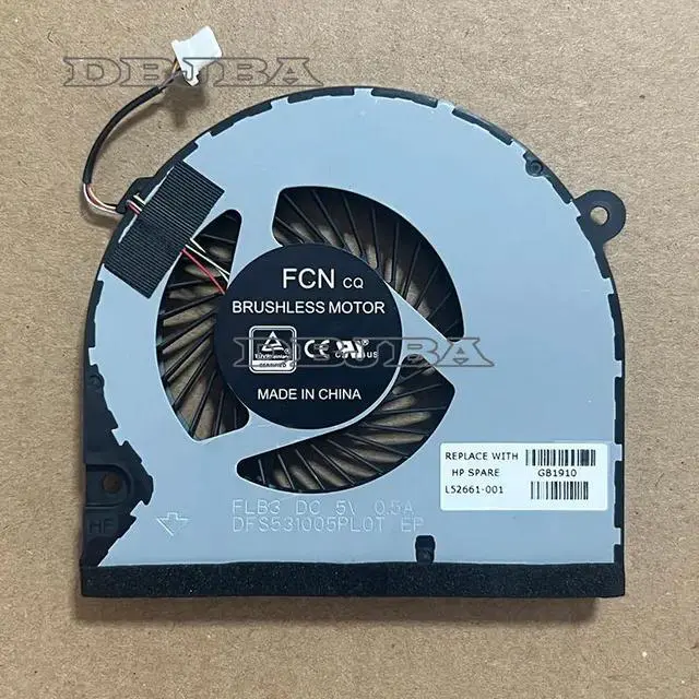 Main image of DBTLAP CPU Cooling Fan for HP Envy 17-CE1035CL 17-CE0003CA 17-CE0008CA 17-CE0015NR 17-CE1010NR 17-CE1031NR 17-CE1003CA