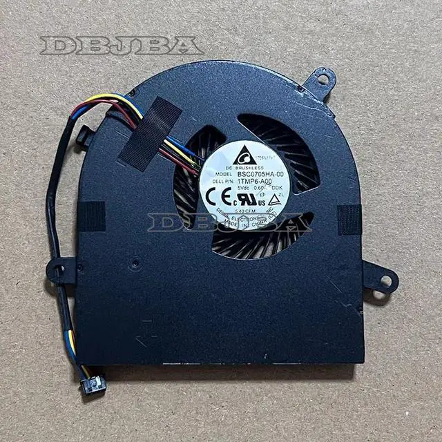 Main image of Laptop Cooling Fan For DELL Inspiron 5400 5401 7700 7790 7791 3277 3477 5490 5491 BSC0705HA-00 1TMP6-A00 5V 0.6A