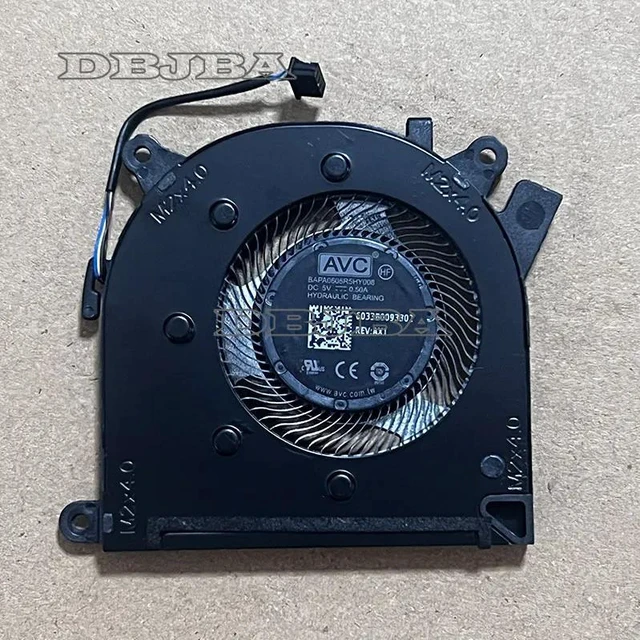 Alt view image 2 of 2 - Laptop CPU Cooling Fan For HP ProBook 470 G10 G9 G8 17-CN 17s-CU 17s-CR BAPA0606R5HY008 6033B0093302 M50438-001 5V 0.5A