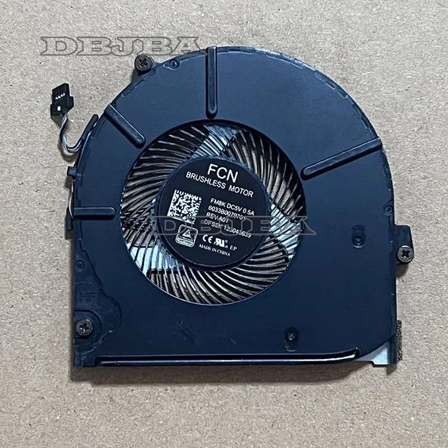 Alt view image 2 of 2 - Laptop CPU Cooling Fan for HP ProBook x360 435 G7 435 G8 435 G9 M03432-001 DFS5K123043639 FM8K 6033B0079701 ND75C44-19H15 5V 0.5A