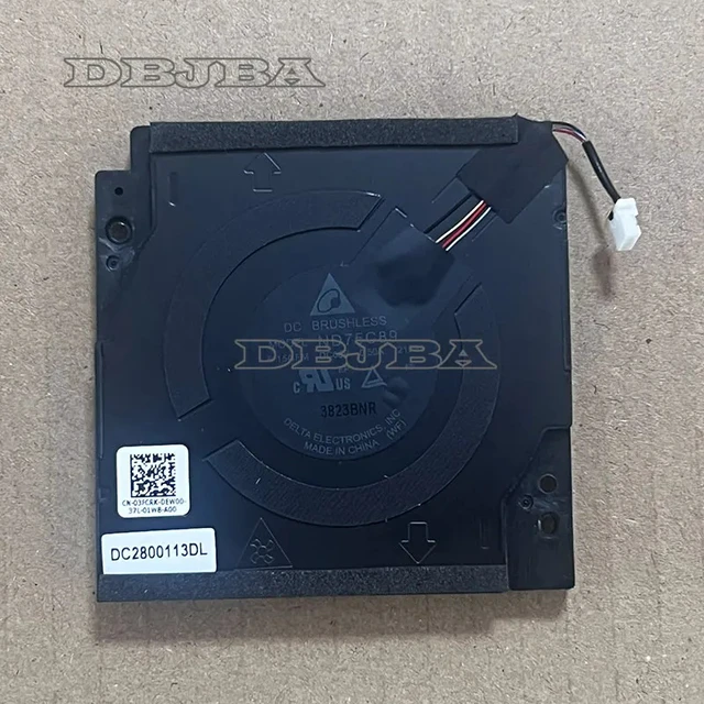 Main image of CPU Cooling Fan For DELL Precision 5470 M5470 5480 5490 P154G 03FCRK 3FCRK ND75C89 21F21 ND75C89-21F21 DC2800113DL 5V 0.5A