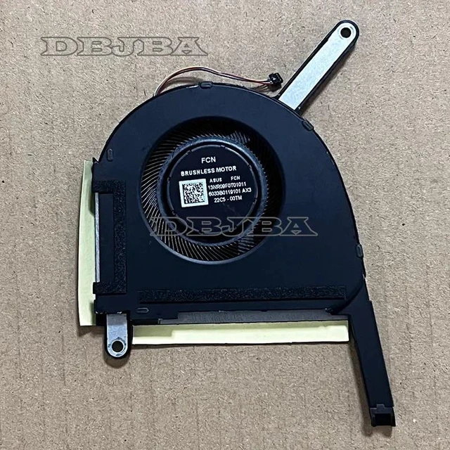 Alt view image 2 of 2 - CPU Cooling Fan For ASUS TUF Gaming F17 FX707Z A17 FA707R RTX3060/3070 FQGW DFSCK22D05883E 13NR09F0T01011 6033B0119101 12V 1A