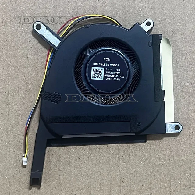Alt view image 2 of 2 - Laptop GPU Cooling Fan For ASUS TUF Gaming F17 FX707ZC FX707ZC4 FX707ZE 13NR09M0T03011 FQGV DFS5L32G16486J 6033B0121401 5V 0.5A