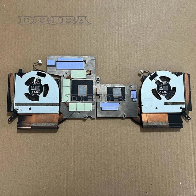 Main image of Laptop CPU GPU Cooling Fan For Lenovo Legion 5 Pro 16ACH6H 16ach6 R9000P Y9000P 2021 5H40S20277 82JQ 10V 0.8A Heatsink