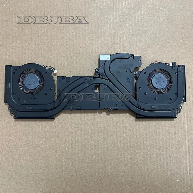 Alt view image 2 of 2 - DBTLAP Laptop GPU CPU Cooling Fan For Lenovo Legion 5-15ACH6 82JW 5H40S20336 BAPA0909R5HY009 BAPB0909R5HY001 AT1Z001VV0 5V 0.5A Heatsink