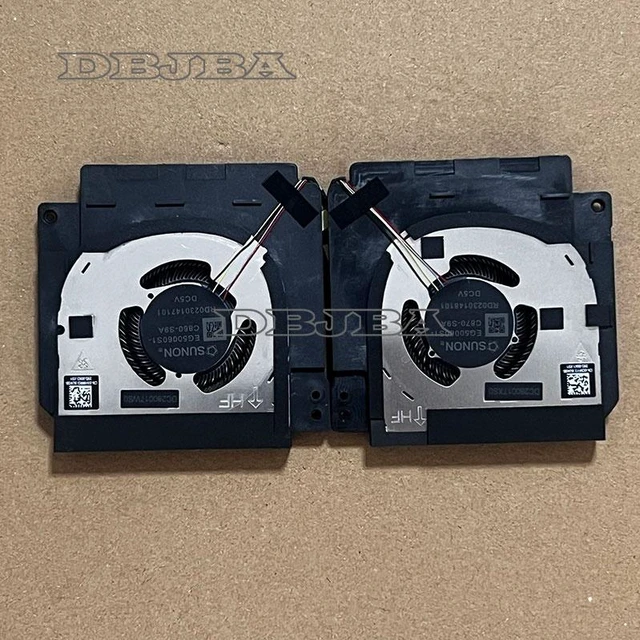 Main image of CPU GPU Fan For DELL Precision 5690 Fit RTX C6FF2 XHMRD 0C6FF2 0XHMRD EG50060S1-C870-S9A EG50060S1-C860-S9A DC280017WS0 A Pair UMA