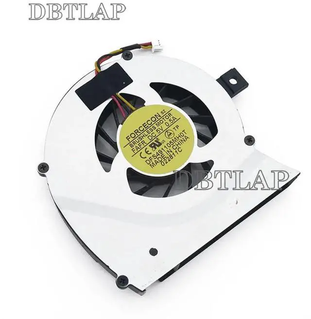 Alt view image 3 of 6 - DBTLAP Laptop CPU Fan Compatible for Toshiba Satellite L740 L700 L745 Fan AB7705HX-HB3
