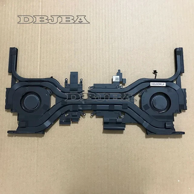 Alt view image 2 of 2 - Laptop CPU GPU Cooling Heatsink Fan For Dell Alienware X16 R1 0V8W98 DFSCK22115181H FPXC DFSCK22D05883H FPXB 12V 1A AT3WD007ZA0