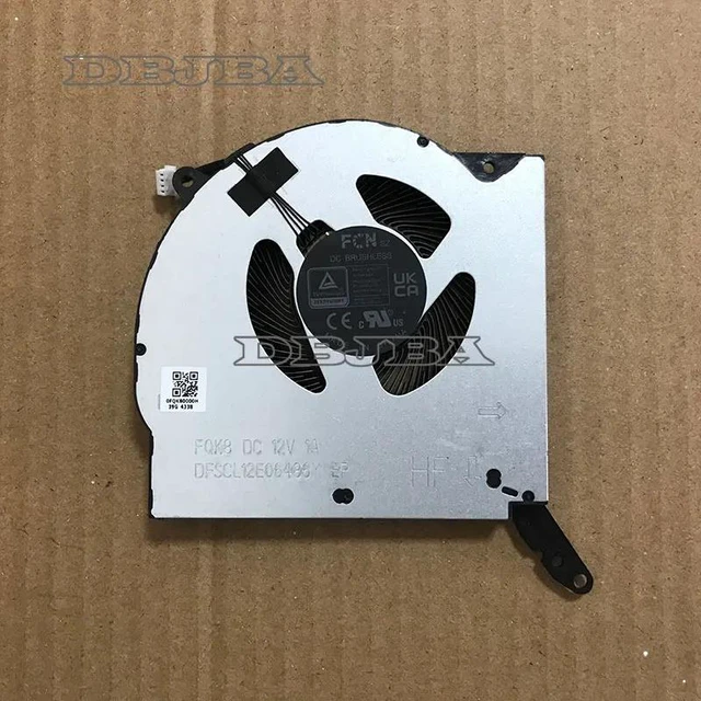 Main image of CPU Cooling Fan For Lenovo Legion Pro 5 16ARX8 16IRX8 Y9000P R9000P DFSCL12E06486Y FQK8 0FQK80000H 12V 1A Fan