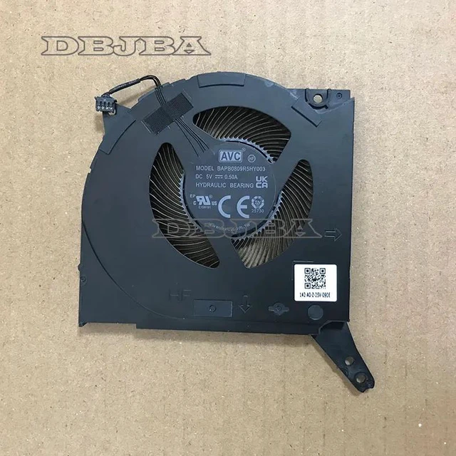 Main image of Laptop CPU Cooling Fan For Lenovo Legion 5 15IAH7 82RC BAPB0809R5HY003 DC5V 0.5A