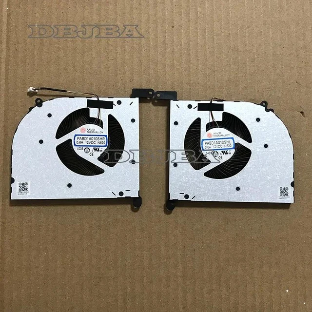 Main image of Laptop CPU GPU Cooling Fan for MSI Stealth18 MS-1831 PABD1A010SHR N529 PABD1A010SHL N530 12V 0.6A