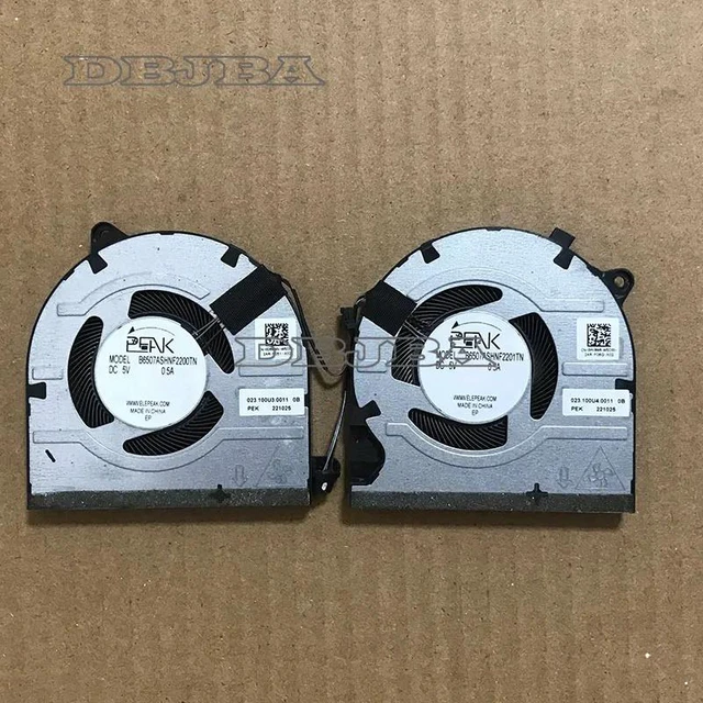 Main image of New CPU GPU Cooler Fan for Dell inspiron 14 Plus 7430 B6507ASHNF2201TN 0HV9W8 0D8MWV 023.100U4.0001 B6507ASHNF2200TN 023.100U3.0011