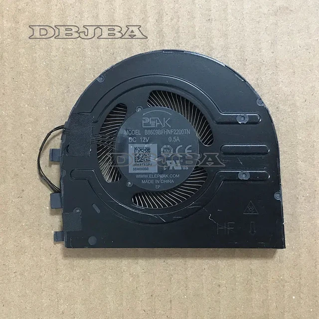 Main image of New Laptop GPU Cooling Fan for Lenovo ThinkPad P1 Gen 4 X1 Extreme 4th Gen B8609BFHNF2200TN 12V 0.5A