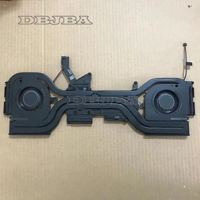 Alt view image 2 of 2 - New 02GN4X 2GN4X Black For Dell Alienware M16 R2 EG75071S1-C410-S9A EG75071S1-C420-S9A CPU GPU Cooling  Heatsink Fan