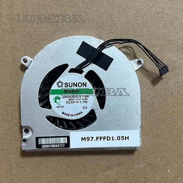 Alt view image 3 of 4 - DBTLAP Laptop CPU Cooling Fan For Apple Macbook A1278 ZB0506AUV1-6A B3657.13.V1.F.GN M97 ZB0506AUV1-A 5V 1.7W