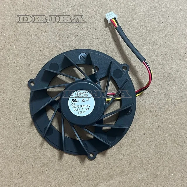 Alt view image 2 of 2 - Laptop CPU Cooling Fan For Dell Studio 1458 1450 1457 UDQF2JR01CF0 P03G XG9WP 0XG9WP 5V 0.22A 3Wire