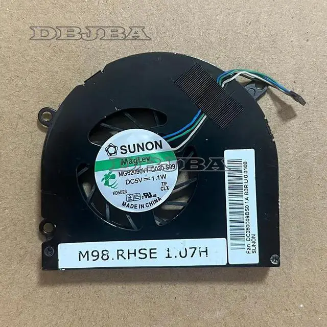 Main image of DBTLAP Laptop CPU Cooling Fan For Apple Macbook Pro 15" A1286 MG62090V1-Q020-S99 MC371 MC372 MC373 M98.RHSD1.17H 5V 1.1W