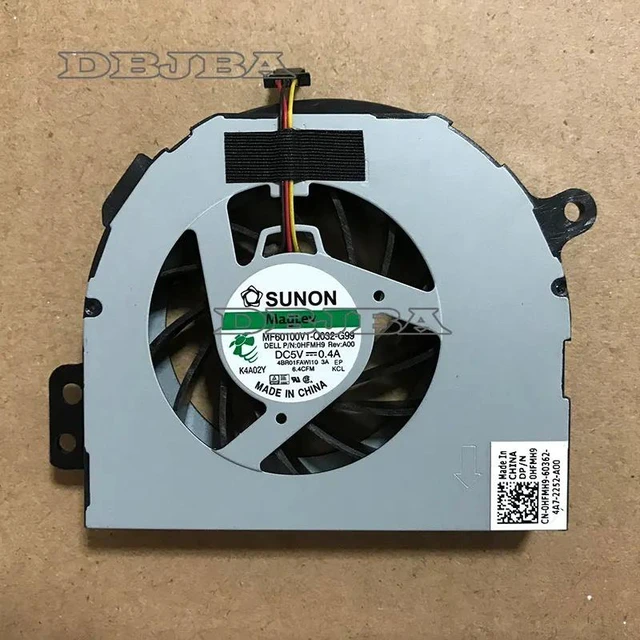 Main image of CPU Cooling Fan for Dell Inspiron 14RD M4110 M4110P VOSTOR 3450 V3450 5V 0.4A 3PIN