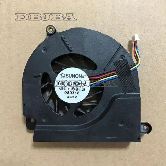 Main image of DBTLAP Laptop CPU Cooling Fan For HP EliteBook 8530 6930P 480913-001 GB0507PGV1-A 13.V1.B3628.F.GN 5V