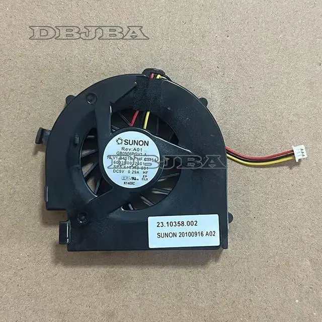Main image of DBTLAP Laptop Cooling Fan For SUNON GB0506PGV1-A 6033B0022601 613349-001 23.10358.002 5V 0.29A